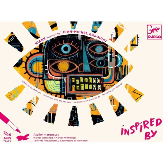 Djeco Malset Inspired By Jean-Michel Basquiat