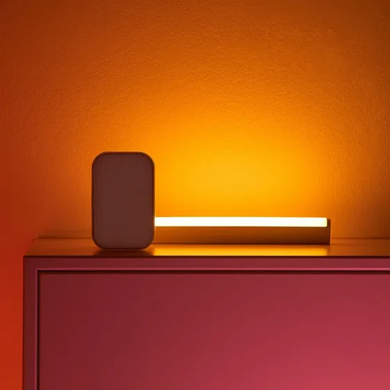 WiZ LED-Tischleuchte Light Bar, Smart Wi-Fi, Weiß