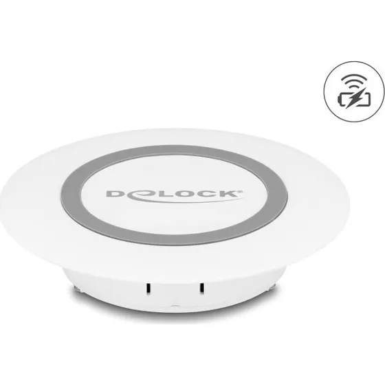 Delock 66260 Wireless Charger 15 W Tischeinbau wei