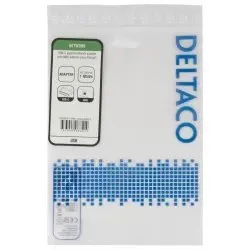 deltaco USB-C Gigabit-Netzwerkadapter mit MAC-Passthrough