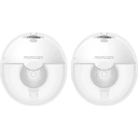 Momcozy M5 Doppelmilchpumpe, Grau, Tragbar