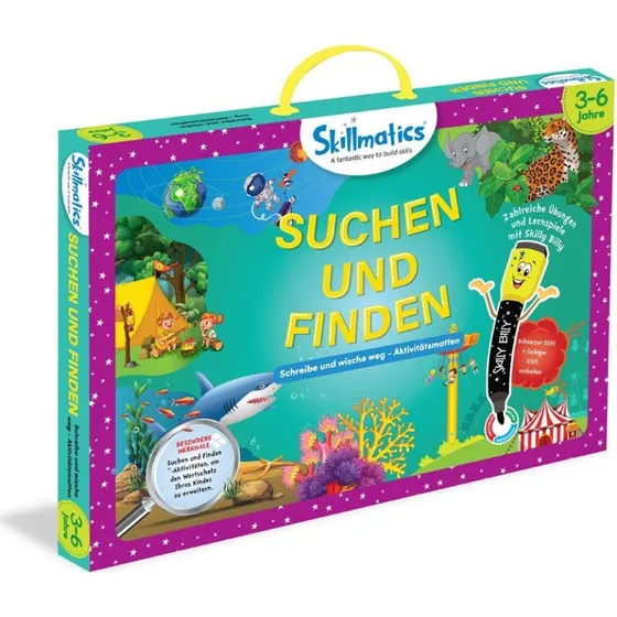 Skillmatics Suchen und Finden - Wipe-Clean-Lernspiel fr Kinder