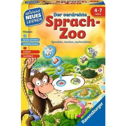 Ravensburger Der verdrehte Sprach-Zoo – Lernspiel ab 4 Jahren