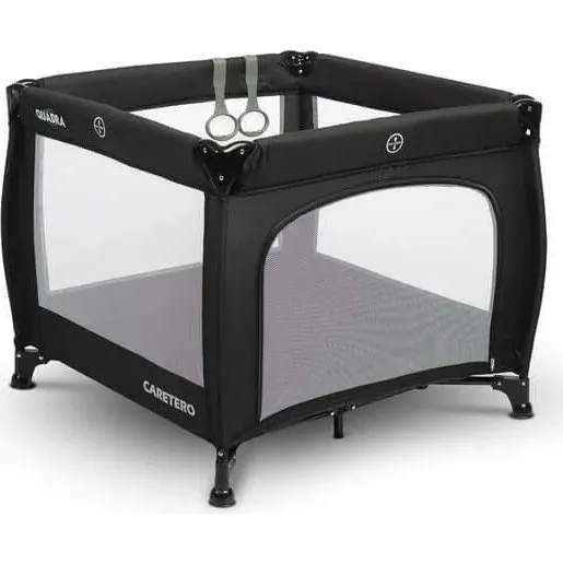 Caretero Laufstall Quadra Schwarz