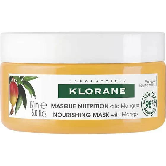 Klorane Mango Pflegende Maske für trockenes Haar, 150ml