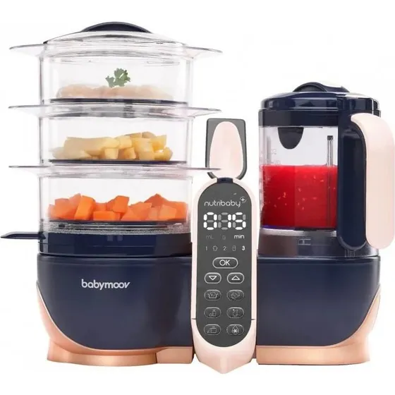 Babymoov Nutribaby+ 5-in-1 Multifunktionsroboter, Grau