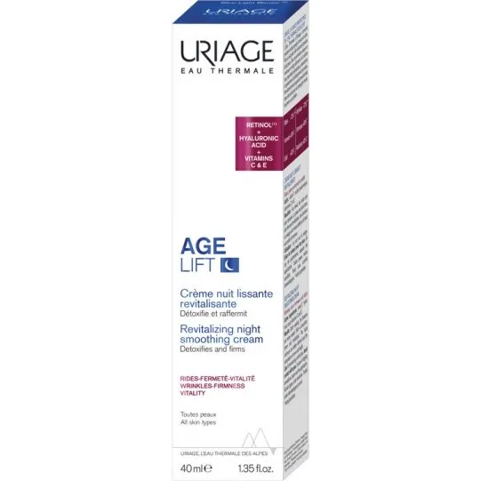 Uriage Age Lift Anti-Ageing & straffende Nachtcreme, 40ml