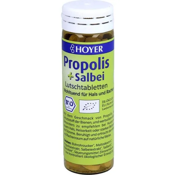 HOYER Bio-Lutschtabletten Propolis & Salbei, 30 g