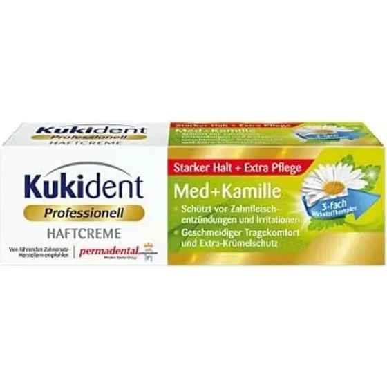 Kukident Professionell Haftcreme Med + Kamille 40 g