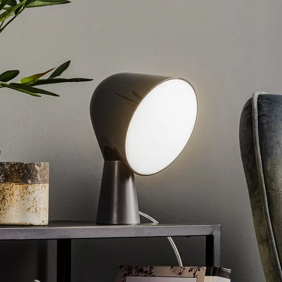 Foscarini Binic Designer-Tischleuchte, Anthrazit