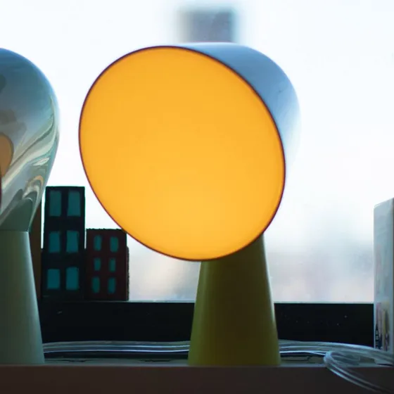 Foscarini Binic Designer-Tischleuchte, Gelb