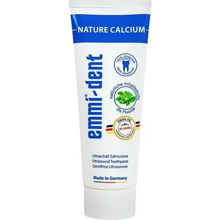 Emmi-dent Ultraschall-Zahncreme Nature 75 ml Calcium, vegan