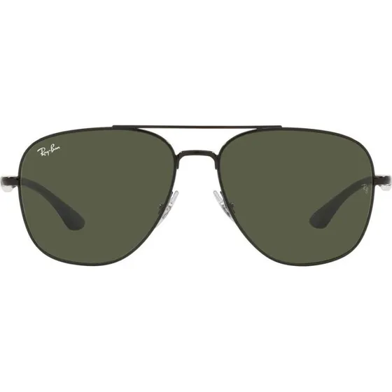 Ray-Ban RB 3683 Sonnenbrille Unisex Schwarz/Grün 56mm
