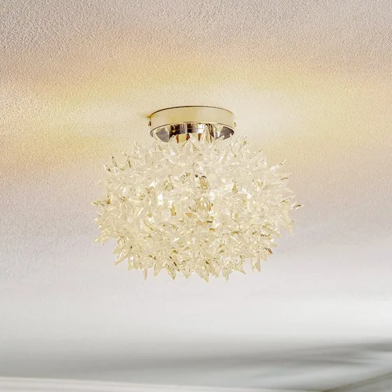 Kartell Bloom CW2 LED-Deckenleuchte, 28 cm, Crystal
