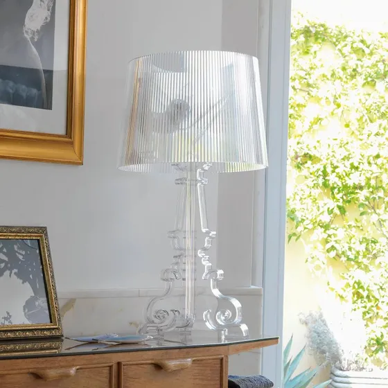 Kartell Bourgie LED-Tischleuchte - Transparent - Design-Leuchte