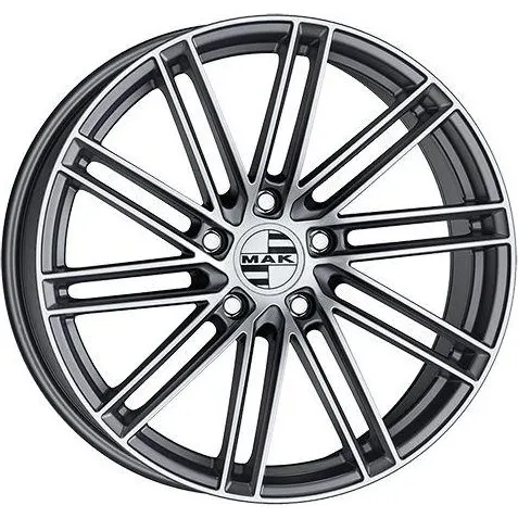 MAK LEIPZIG Felge gun metal mirror face 9.5Jx22 5x112 ET26