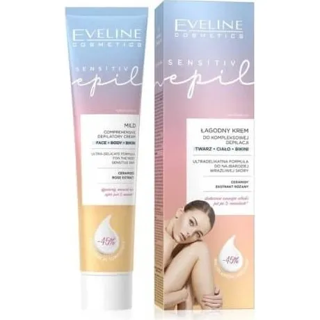 Eveline Sensitive Epil agile Epiliercreme, 125 ml