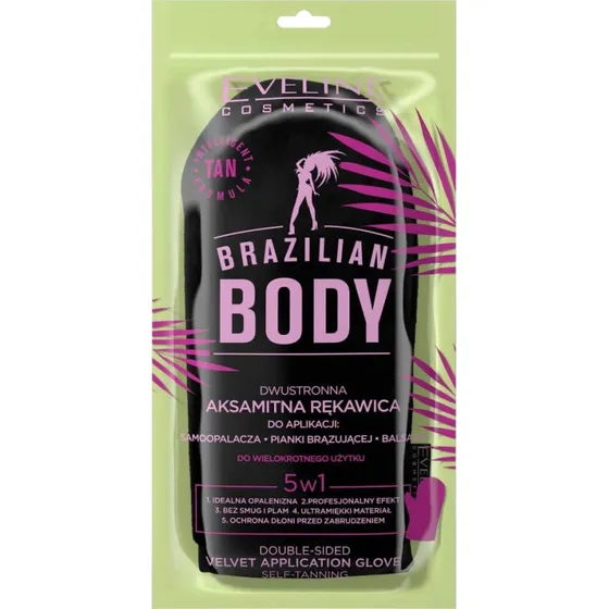 Eveline Cosmetics Brazilian Body Doppelseitiger Samthandschuh