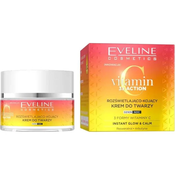 Eveline Vitamin C 3x Action Illuminating & Soothing Face Cream, 50ml