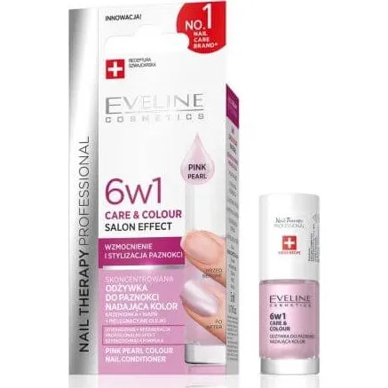 Eveline Cosmetics Nail Therapy 6-in-1 Nagelpflege Pink Pearl, 5ml