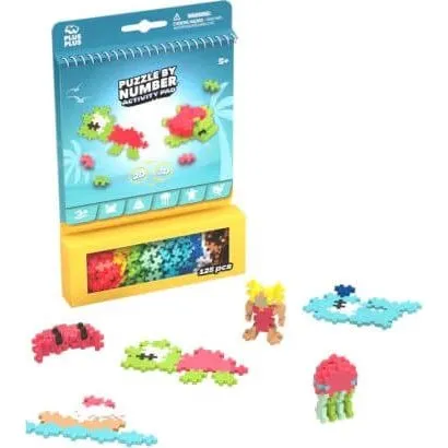 Plus-Plus Ocean Activity Pad Bausatz, 125 Teile, ab 5 Jahren