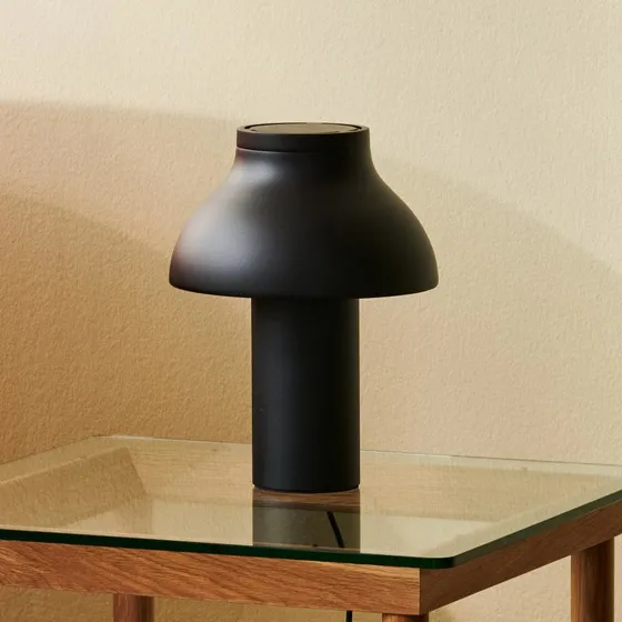 HAY PC Tischleuchte Aluminium, Schwarz, 33 cm