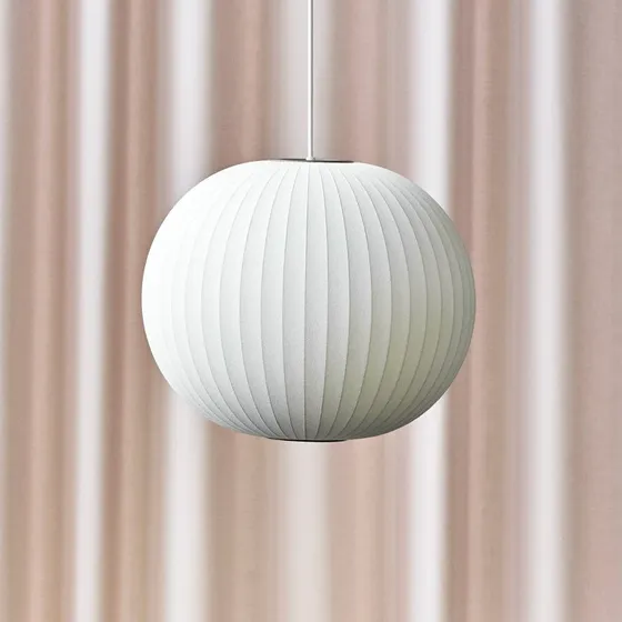 HAY Nelson Ball Bubble Pendelleuchte M, Ø 48,5 cm, Off-White