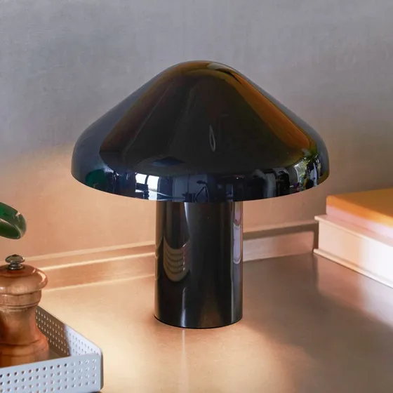 HAY Pao Portable LED-Tischleuchte mit Akku - Schwarz