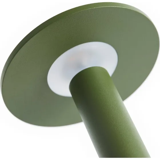 HAY LED-Akku-Tischlampe HOST PORTABLE, olivgrün, 22 cm, IP44