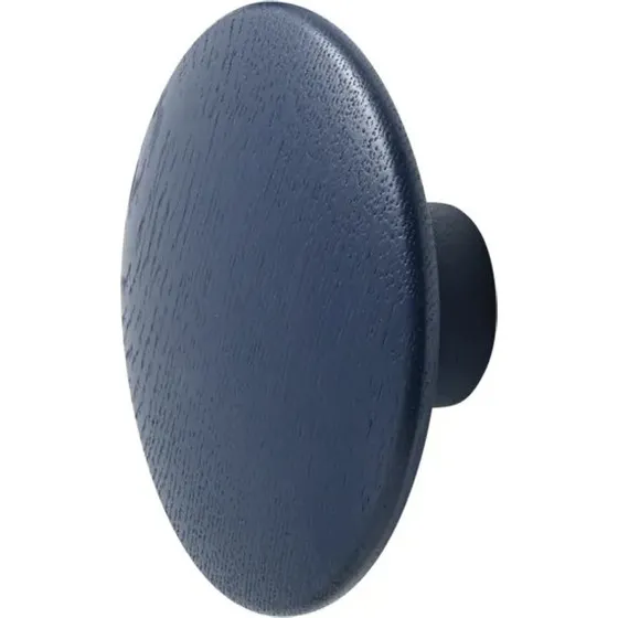Muuto Dots Wood Wandhaken 13 cm - Midnight Blue