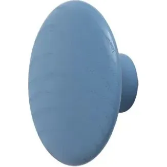 Muuto Dots Wood Wandhaken 6,5 cm - Gedämpftes Blau