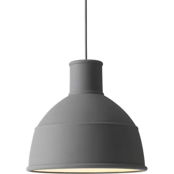 Muuto Unfold Pendelleuchte - Dark Grey - Silikon