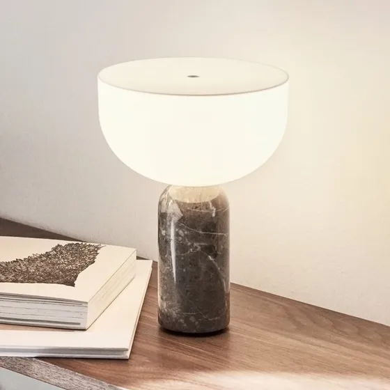 New Works Kizu Portable Akku-Tischleuchte Gris du Marais