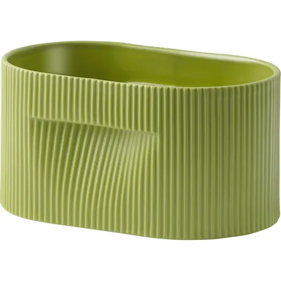 Muuto Ridge Übertopf 13 cm - Moosgrün