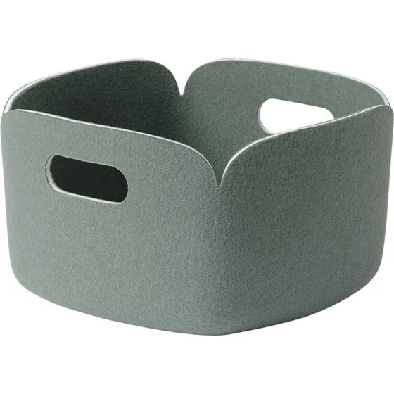 Muuto Restore Aufbewahrungskorb 28x28 cm - Dusty Green