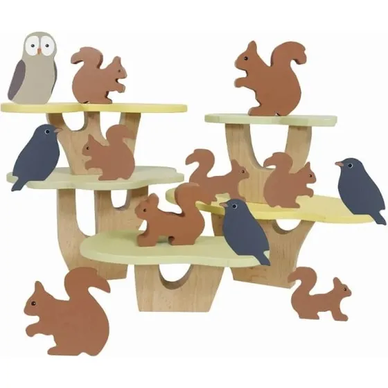 Egmont Toys Eichhörnchen Balance Spiel aus Holz