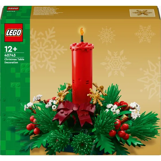 LEGO Iconic 40743 Weihnachtsgesteck - Festliche Tischdekoration