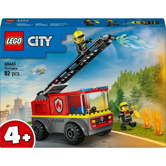 LEGO City 60463 Feuerwehrleiterfahrzeug - Spielset für Kinder ab 4 Jahren