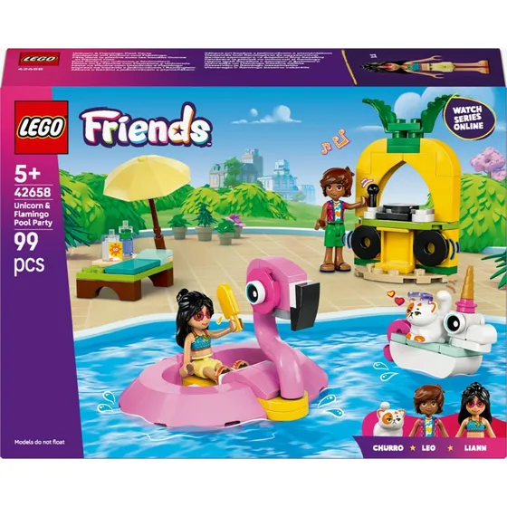 LEGO Friends 42658 Poolparty mit Einhorn und Flamingo