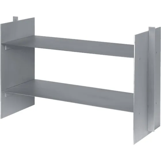 Ferm Living Lager Niedriges Regal - Aluminium Silber