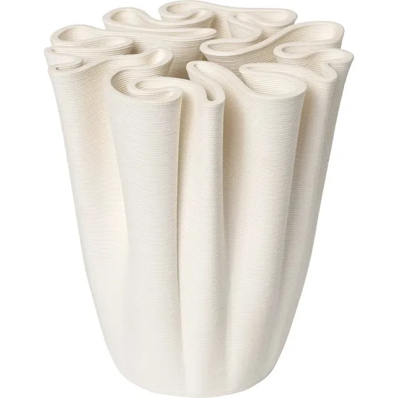 Ferm Living Dedali Vase 18 cm - Gebrochenes Weiß