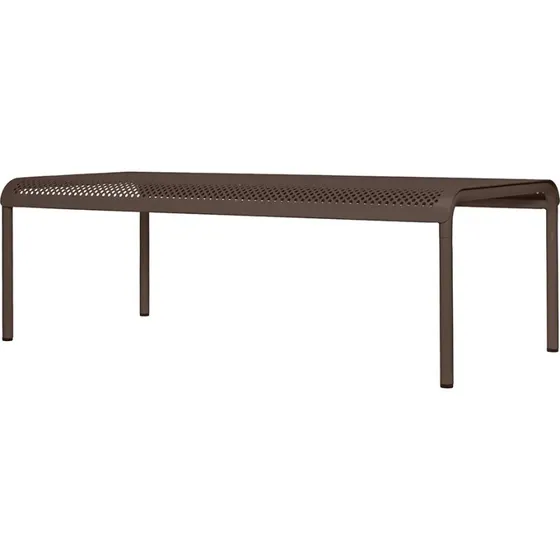 Ferm Living Dapple Gartentisch 114 cm Schokoladenbraun