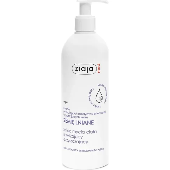 Ziaja MED Leinsamen Duschgel für trockene Haut, 400 ml
