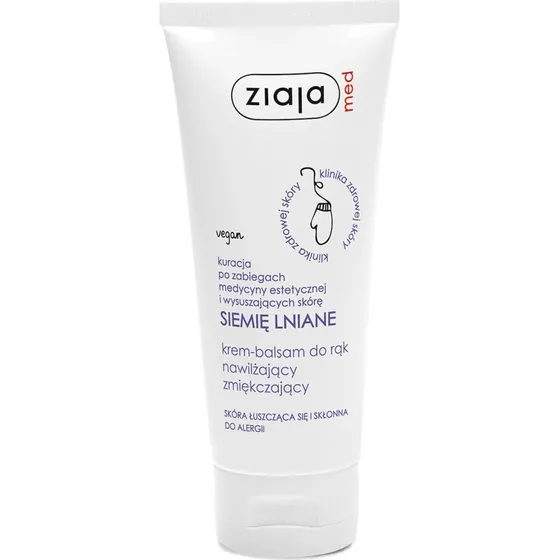 Ziaja Med Leinsamen Handbalsam zur Feuchtigkeitspflege, 100 ml