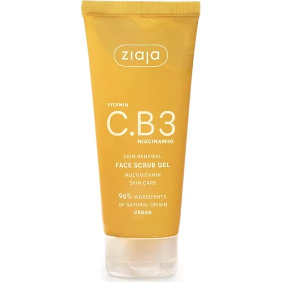 Ziaja Gesichtsgel Peeling Vitamin C & B3 Niacinamid, 100 ml