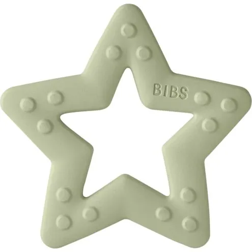 BIBS Beißring Star Beißspielzeug, Salbei