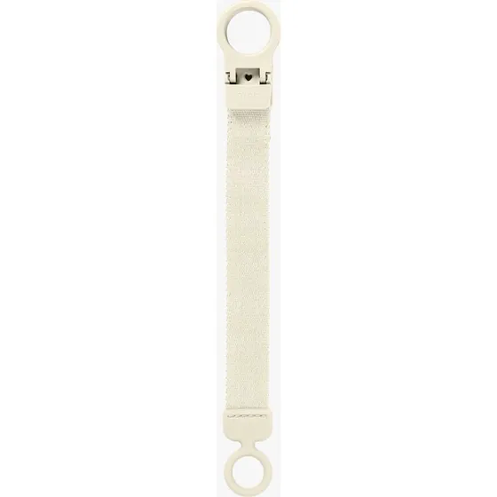 BIBS Schnullerband Loop Clip, Ivory