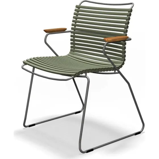 Houe CLICK Gartenstuhl mit Armlehne - Olive Green