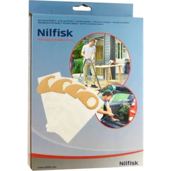 Nilfisk Original Buddy II Filtersack 81943048 (4er Set)
