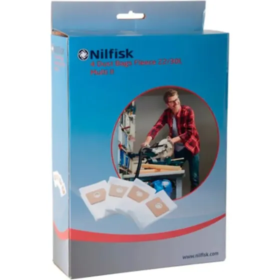 Nilfisk Multi Staubsaugerbeutel 22-30L (4er-Pack) 107417175
